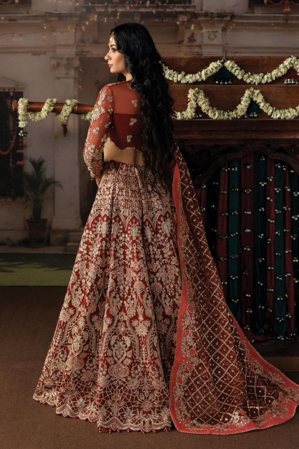Afrozeh Shehnai Wedding Formals'26  3 Piece Unstitched Embroidered Suit Rukhsan