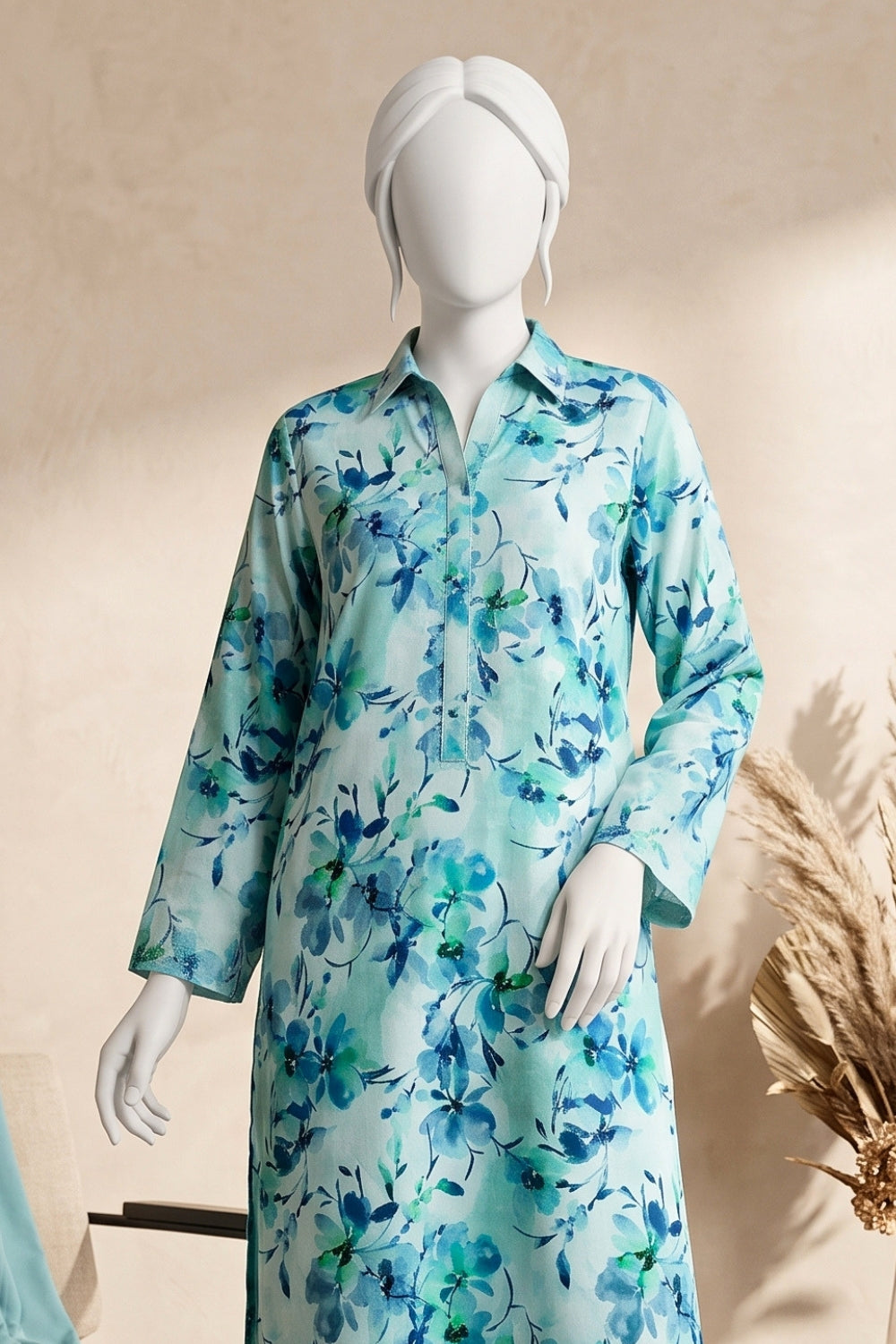 2Pcs Unstitched Printed Aiesh Lawn Collection Desgin - 4