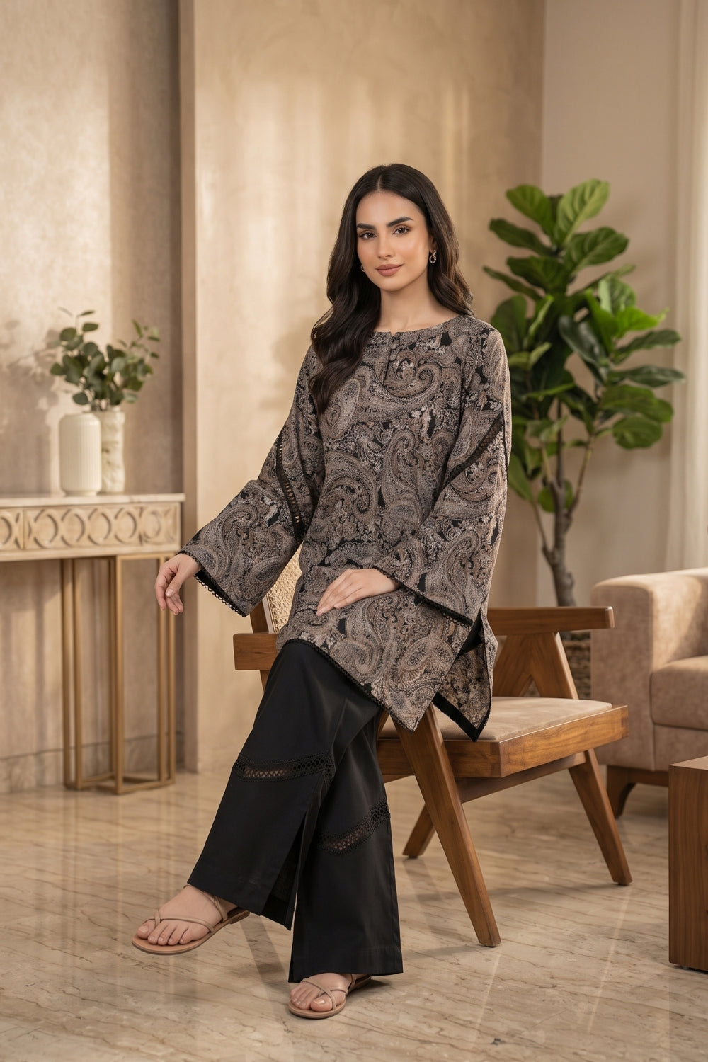 Mushtaq 2Pcs Unstitched Printed Marina Noore Collection Desgin - 4