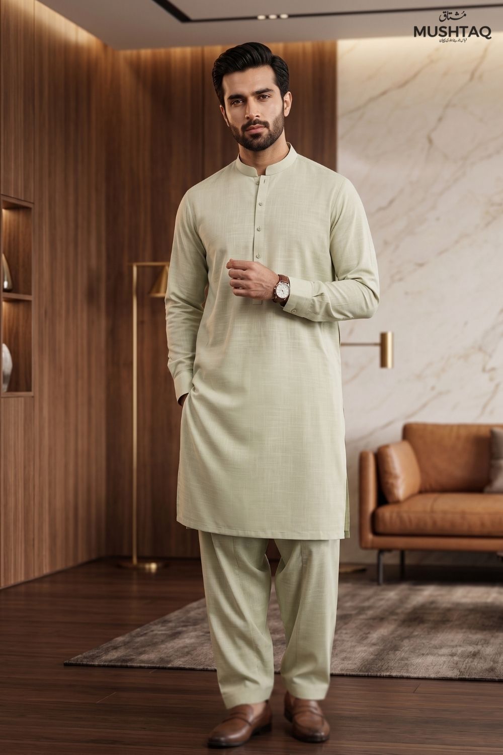 Mens Unstitched Wash & Wear Desgin - 10