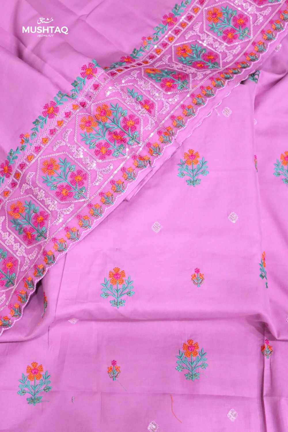 2Pcs Embroidered Lawn Desgin - 13