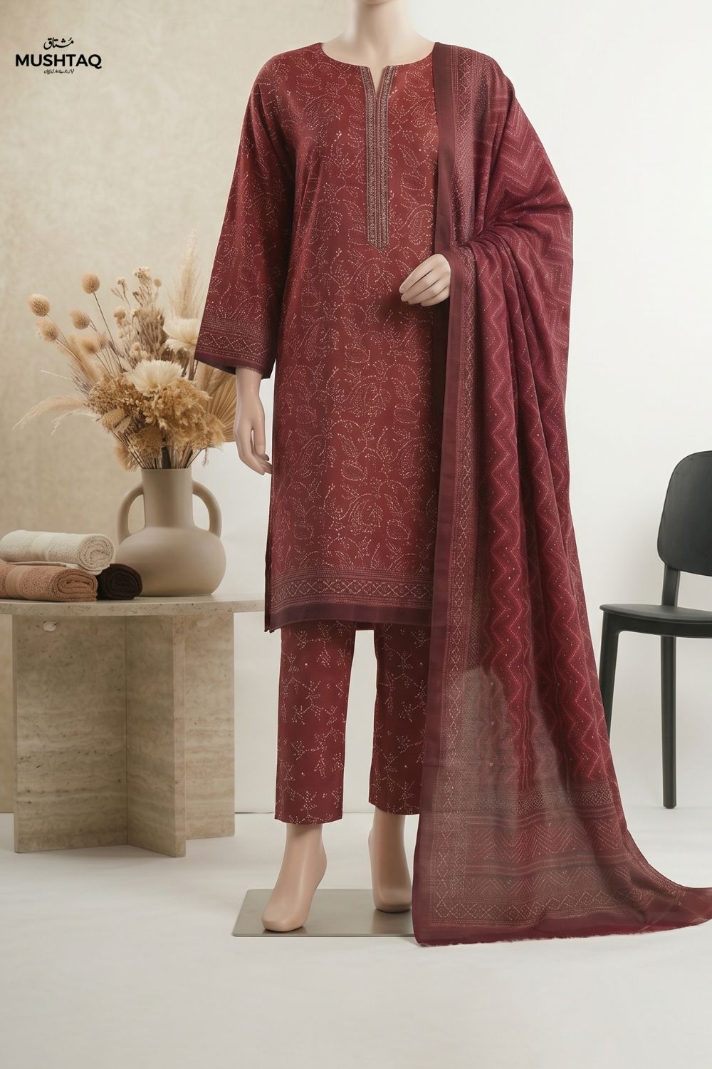 3Pcs Printed Lawn Desgin - 275