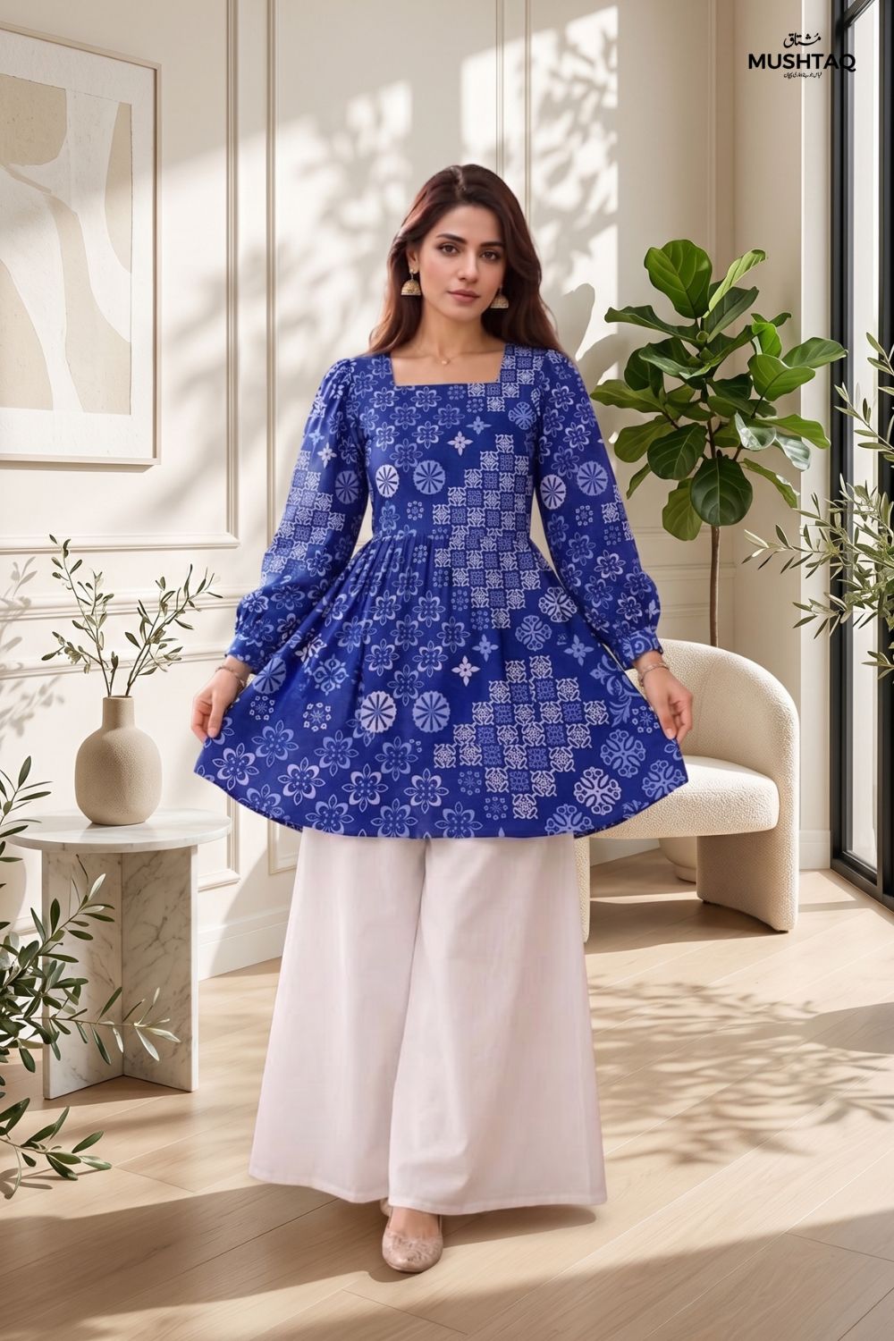 2Pcs Unstitched Printed Lawn Dua Collection Desgin - 5