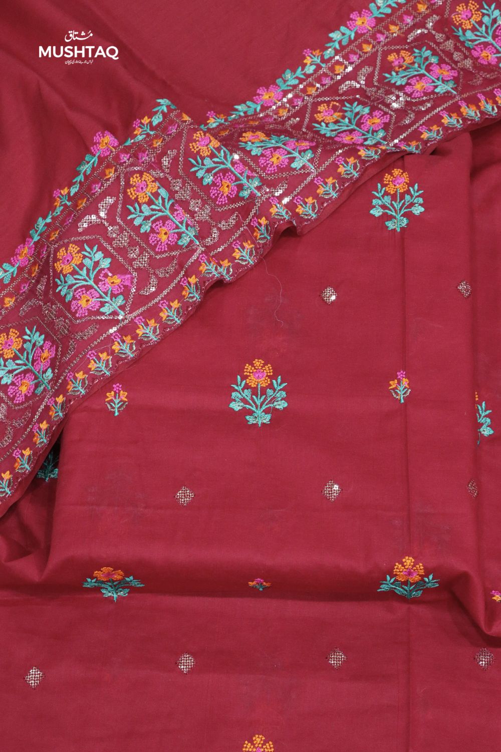 2Pcs Embroidered Lawn Desgin - 8