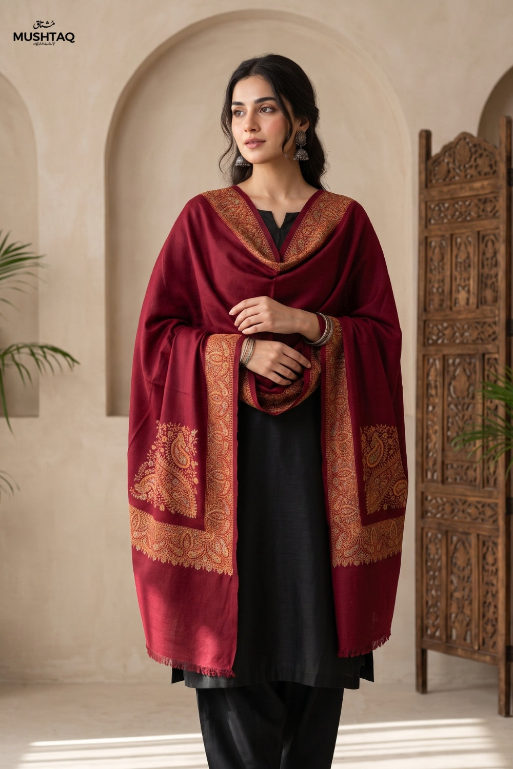 Pashmina Mini Shawl Desgin - 2
