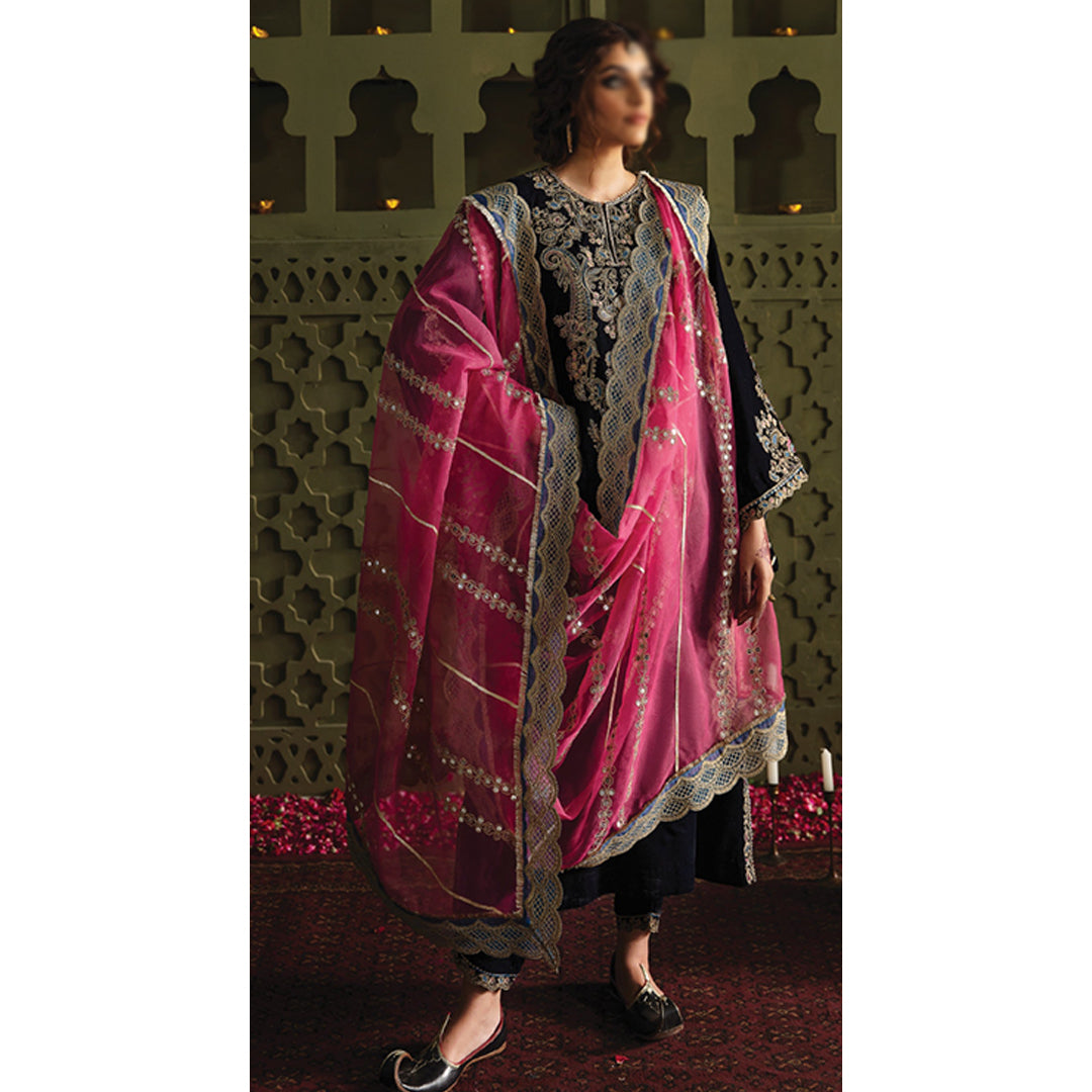 EMBROIDERED VELVET UF-463