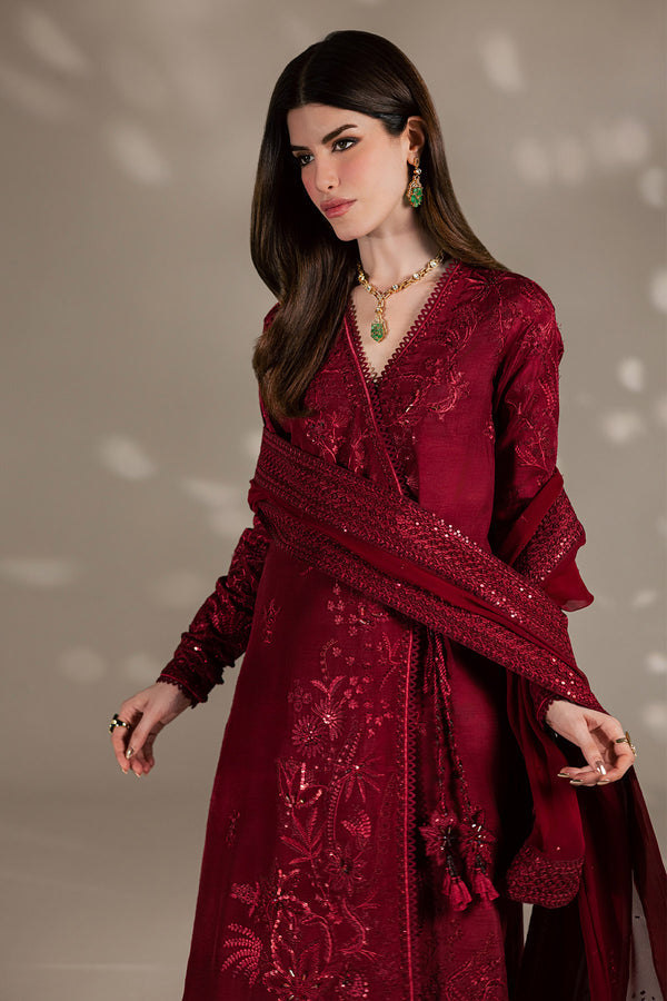 Nureh  3 Piece Silk Unstitched Embroidered Collection S-32