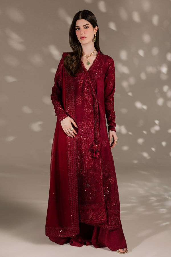 Nureh  3 Piece Silk Unstitched Embroidered Collection S-32