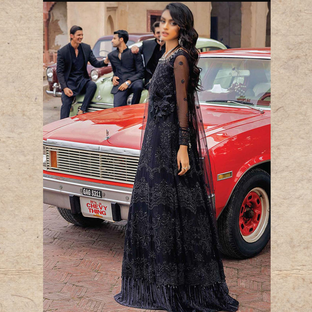 Mushq Embroidered Chiffon Suits Unstitched 3 Piece